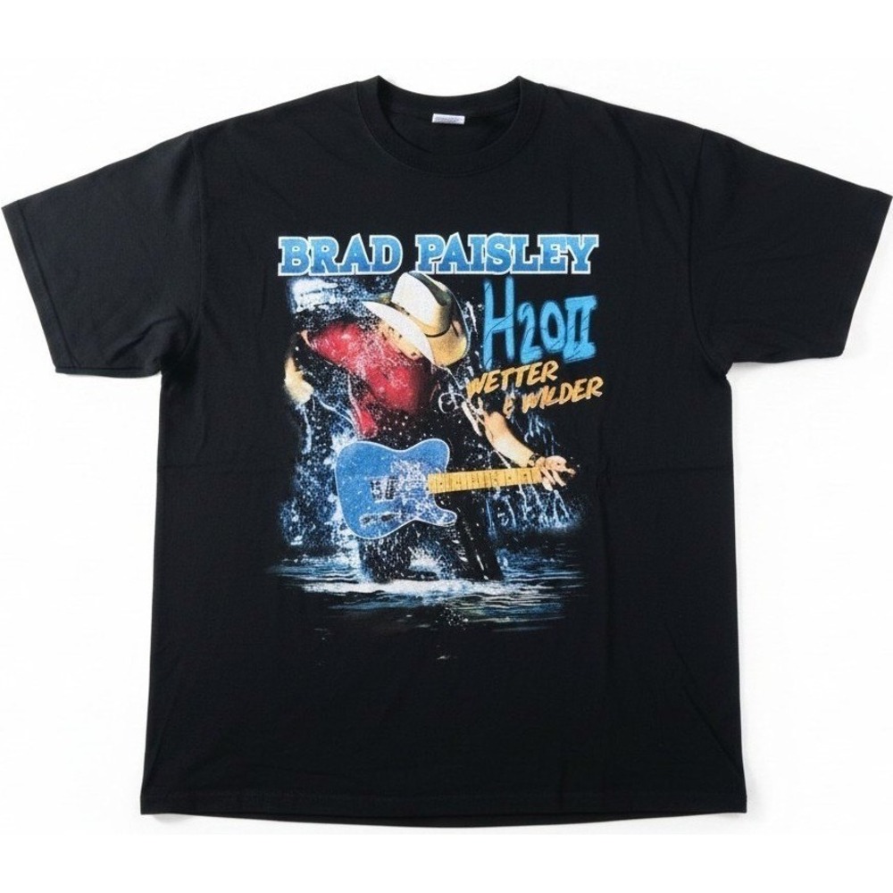 Brad Paisley H2O II Wetter & Wilder Concert Tour T-Shirt Men's Large  Country